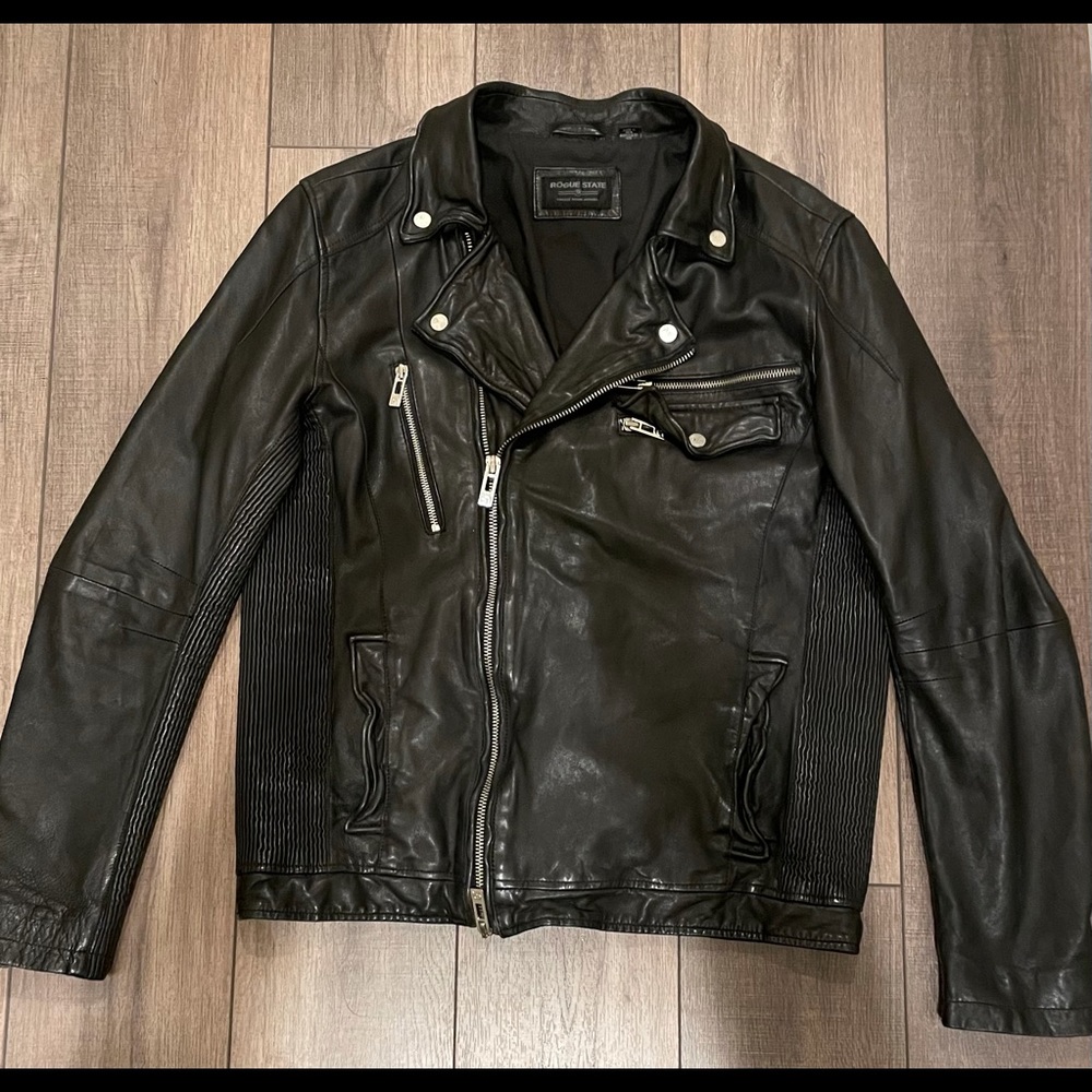 Men’s real leather jacket